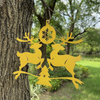Gold Metal Christmas Deer