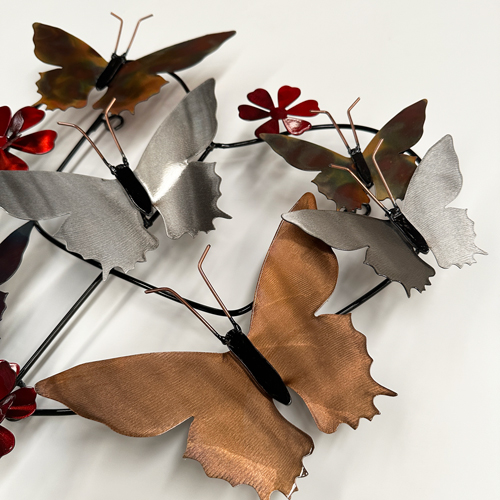 YILILYART Metal Butterflies Art