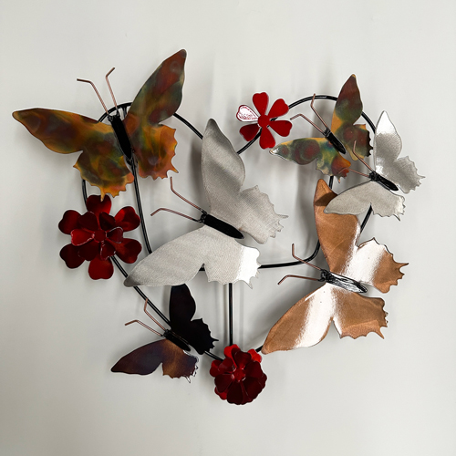 YILILYART Metal Butterflies Art