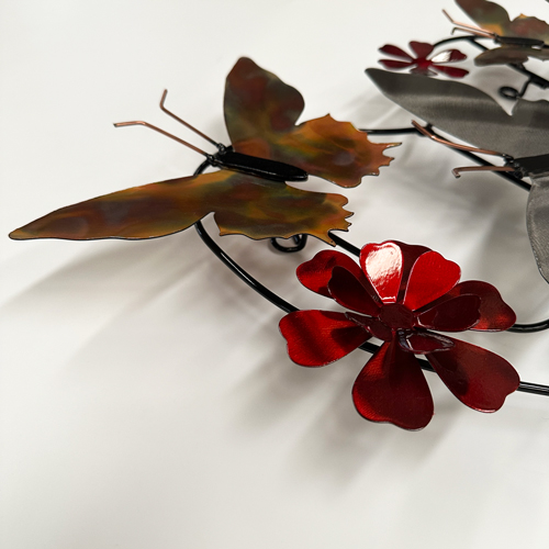 YILILYART Metal Butterflies Art