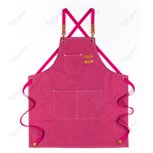 Wuxi Yililyart Cotton Canvas Three Pockets Apron