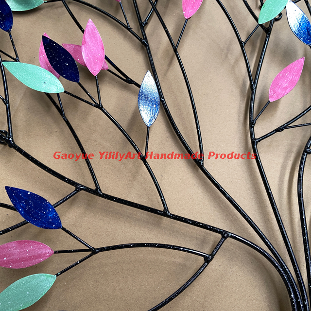 YililyArt Hand Painting Tree Of Life Wall Art