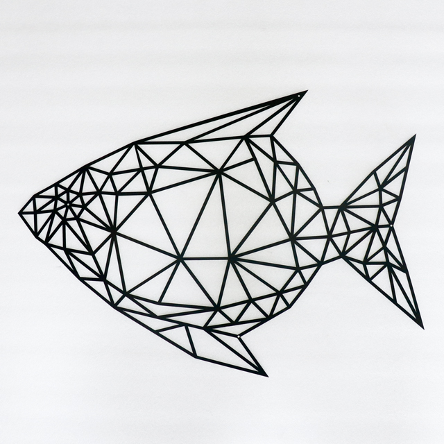 YililyArt Metal Fish Wall Art 