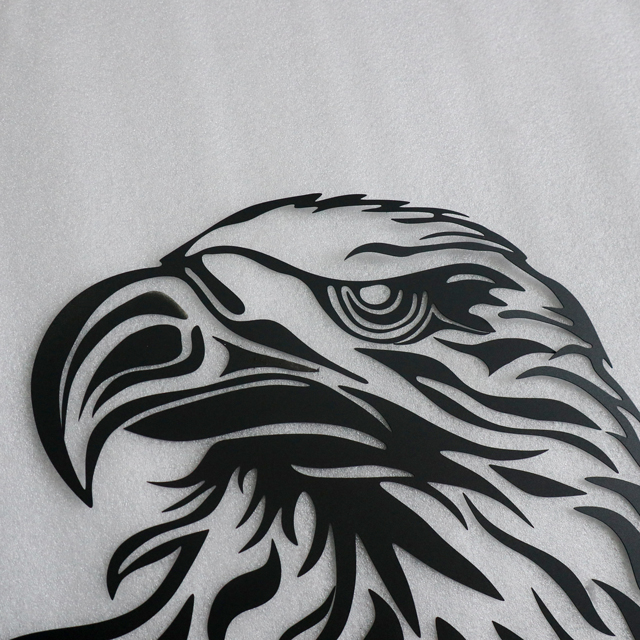 Metal Wall Art Design Black Eagle Decoration Hanging