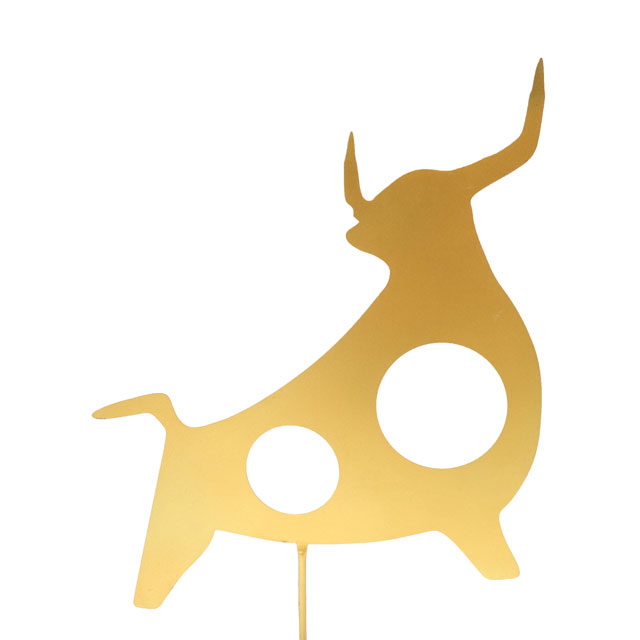 Yililyart Gold Animal Metal Ornaments