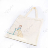 Wholesale YililyArt Handmade Organic Custom Cotton Canvas Shopping Logo Tote Bag