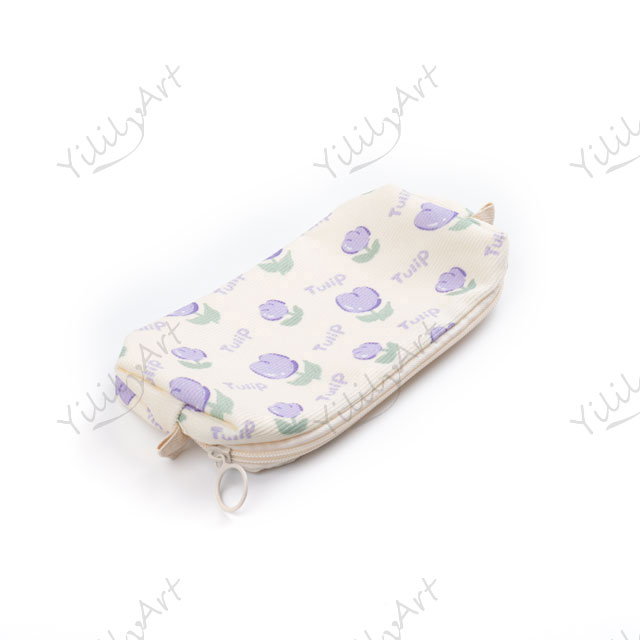 Wholesale YililyArt Handmade Pencil Pouch for Teenagers Flower Bag Pen Case