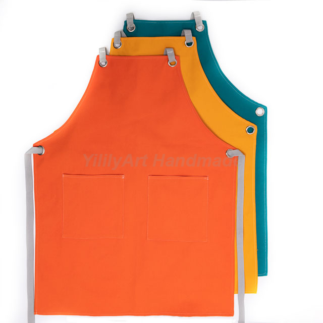 Yililyart Cotton Canvas Garden Apron Work Apron