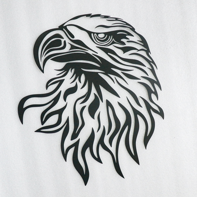 Metal Wall Art Design Black Eagle Decoration Hanging