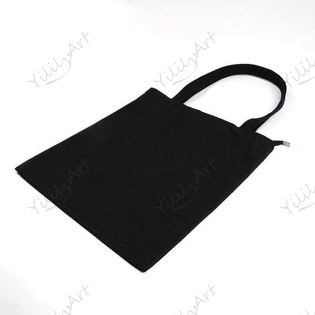 Wholesale YililyArt Handmade Custom Reusable Shopping Logo Cotton Bag Tote Bag