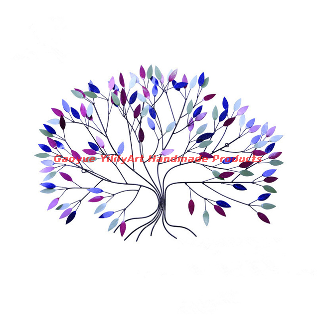 YililyArt Hand Painting Tree Of Life Wall Art