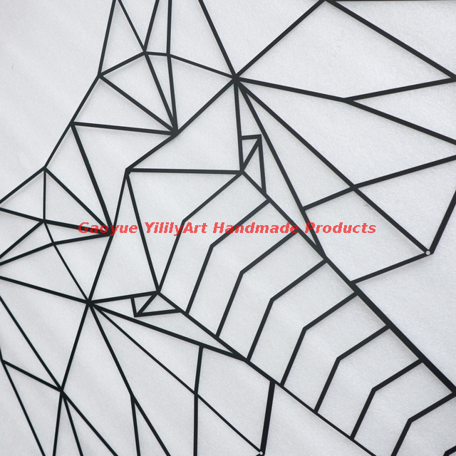 Metal Wall Decor Black Elephant Hanging 