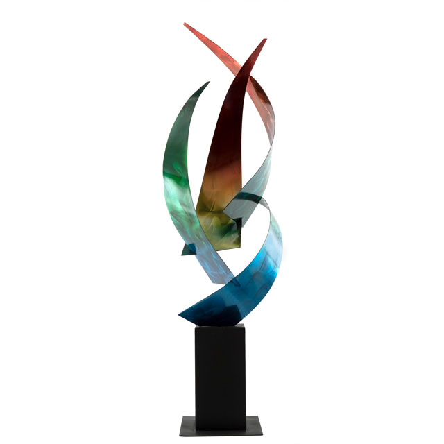 Yililyart Abstract Metal Ornament For Indoor House Decor