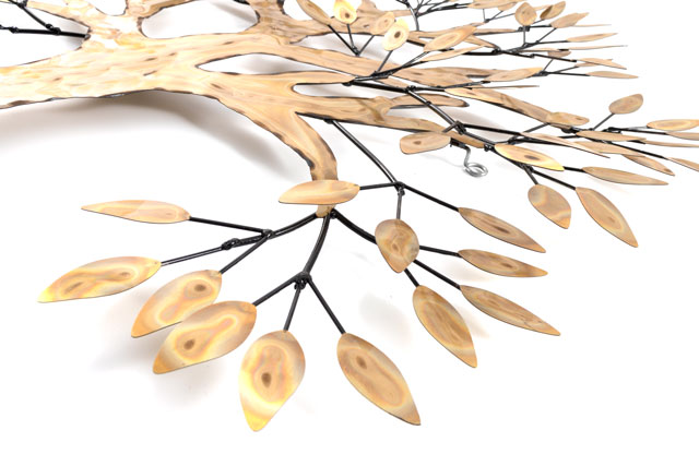Yililyart Direct Factory Metal Leaf Wall Decor 