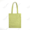 Wholesale YililyArt Handmade Avocado Color Cotton Canvas Tote Bags with Custom Logo Printed