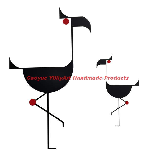 Metal Birds Wall Art Decor