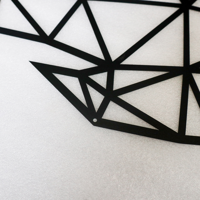 Metal Wall Art Dolphin Laser Cutting